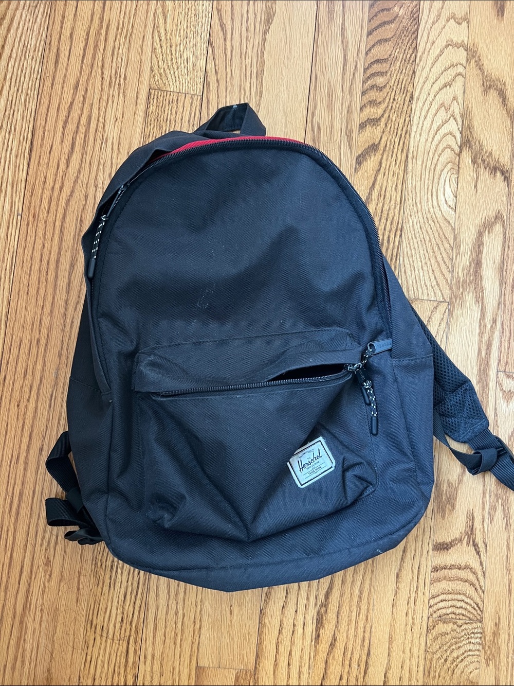 Herschel Supply Company Black Backpack with Red Trim